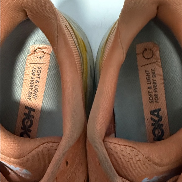 Hoka Clifton 8 Womens Shoes Size 8B Orange Running Sneakers - Picture 6 of 12